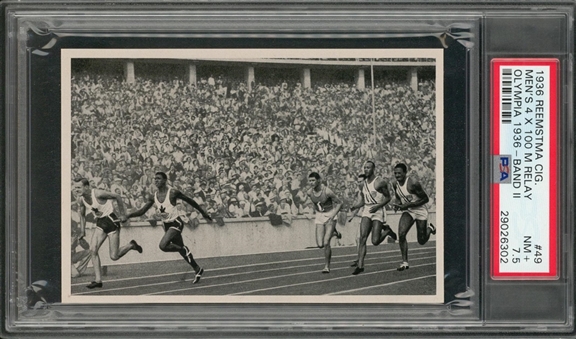 1936 Reemtsma "Olympia 1936" #49 Jesse Owens – PSA NM+ 7.5 "1 of 1!"